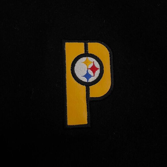 Nfl Men's Black and Navy Jacket - Picture 4 of 5